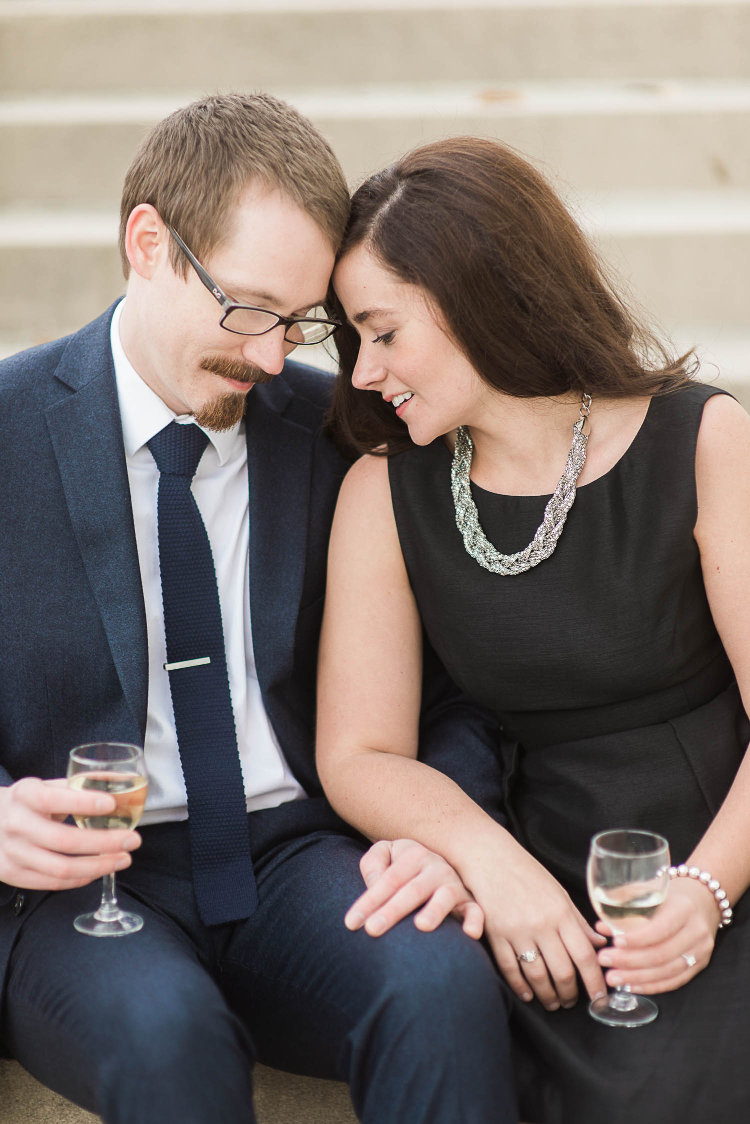 Indianapolis Museum of Art Engagement Session, Ashley Link Photography