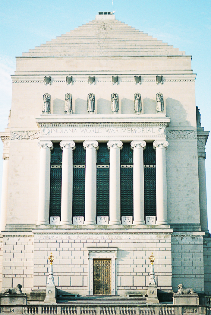 Indianapolis War Memorial Fine Art Engagement Session