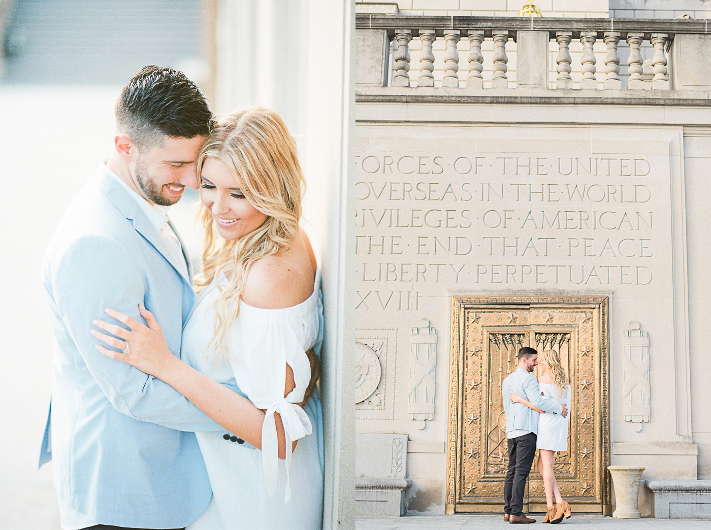 Indianapolis War Memorial Fine Art Engagement Session