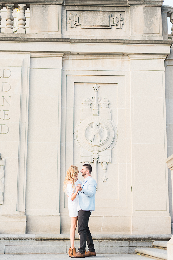 Indianapolis War Memorial Fine Art Engagement Session