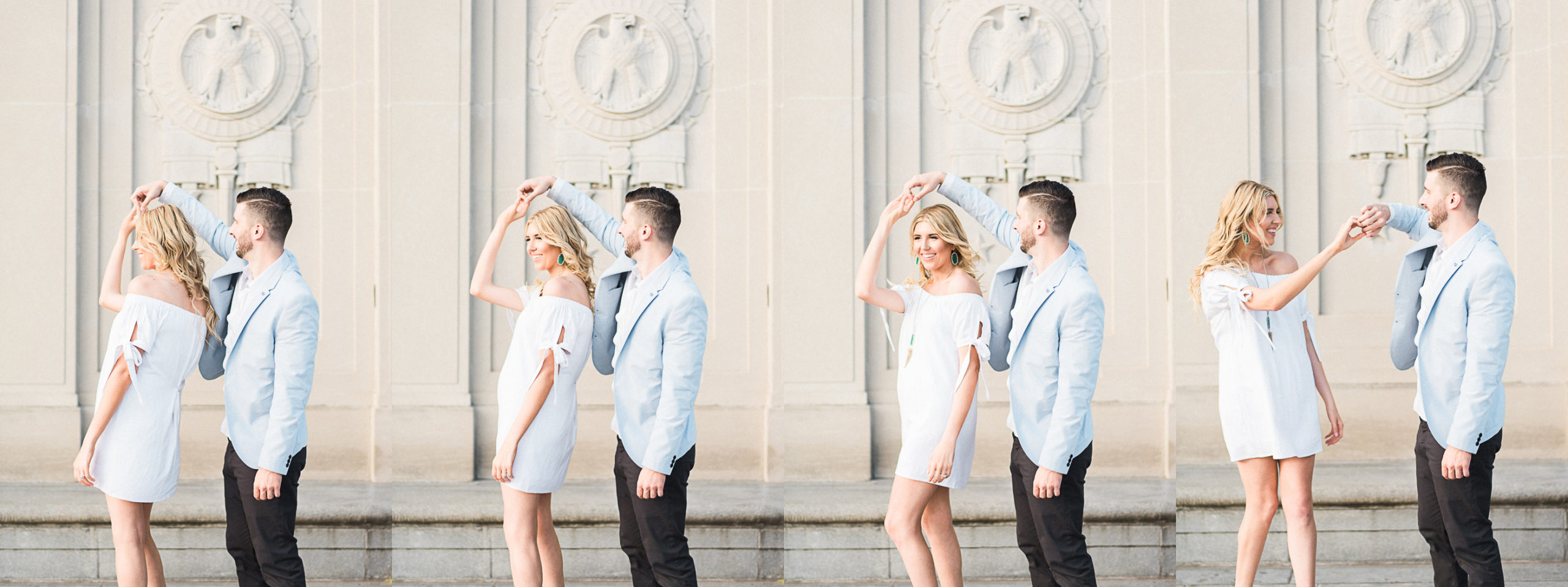 Indianapolis War Memorial Fine Art Engagement Session