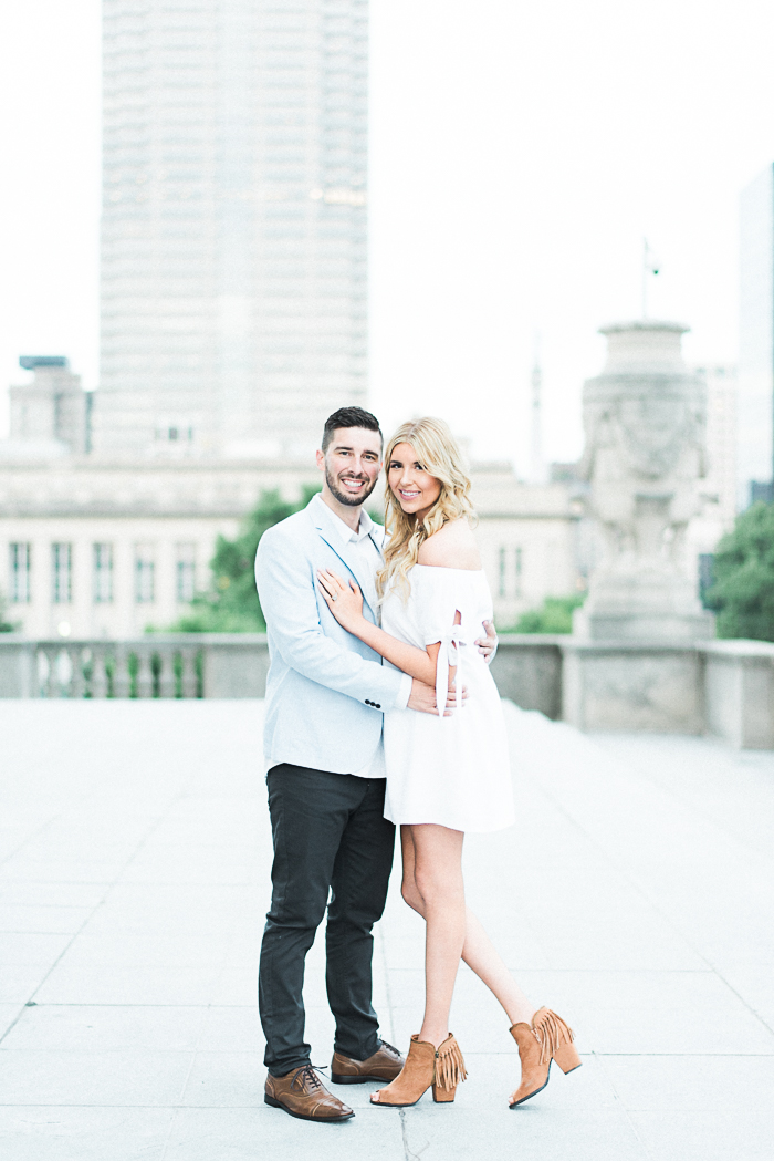 Indianapolis War Memorial Fine Art Engagement Session