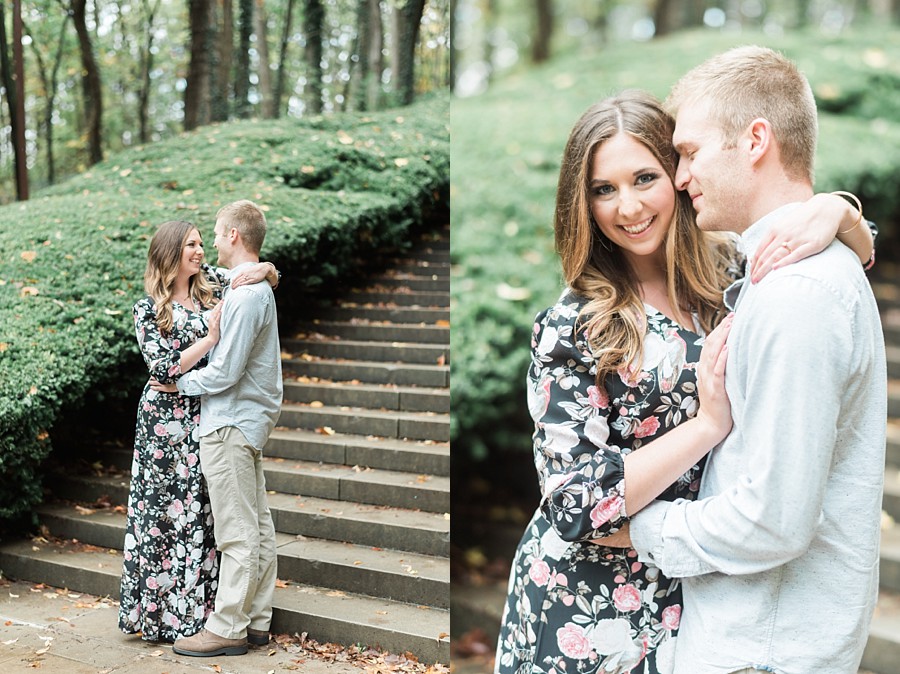 Holcomb Gardens Butler University Engagement Session