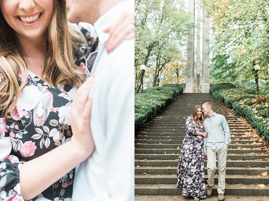 Holcomb Gardens Butler University Engagement Session