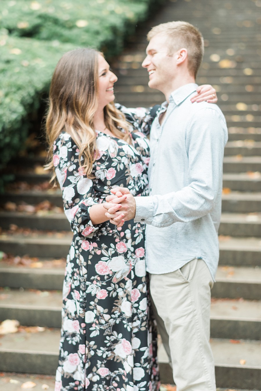 Holcomb Gardens Butler University Engagement Session