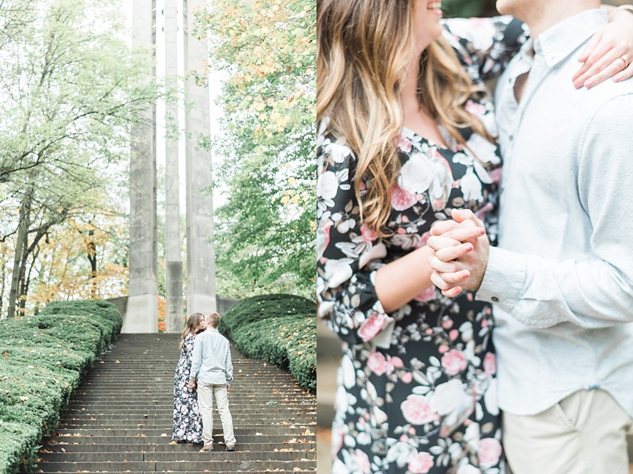 Holcomb Gardens Butler University Engagement Session