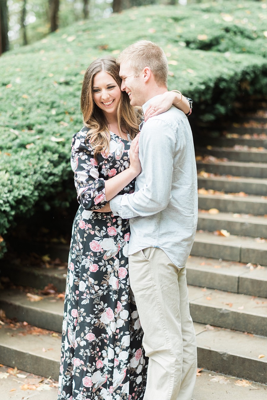 Holcomb Gardens Butler University Engagement Session