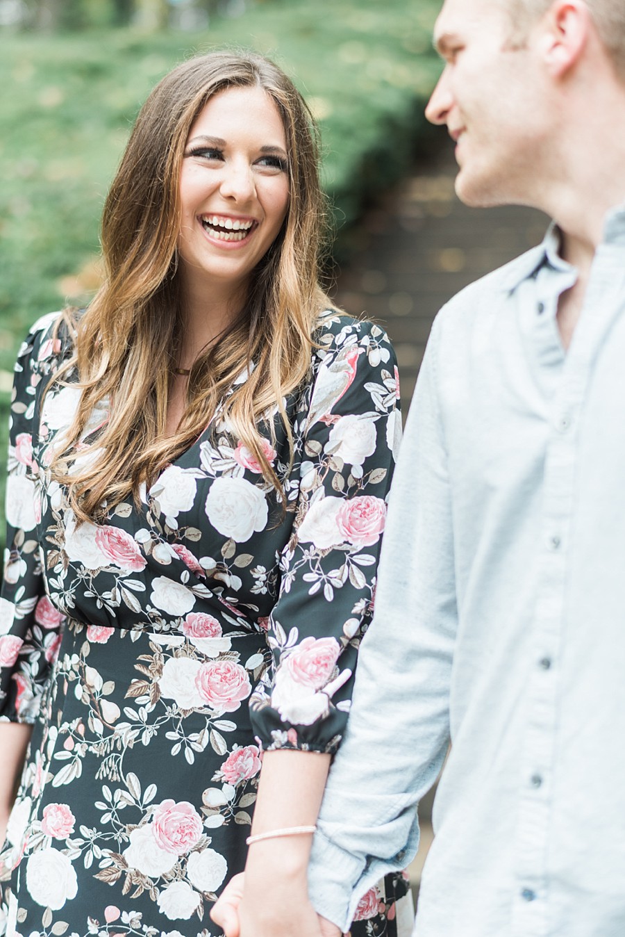 Holcomb Gardens Butler University Engagement Session