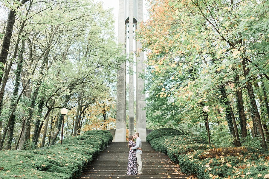 Holcomb Gardens Butler University Engagement Session