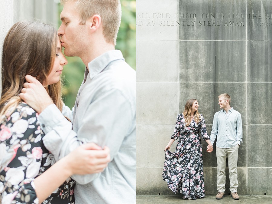 Holcomb Gardens Butler University Engagement Session