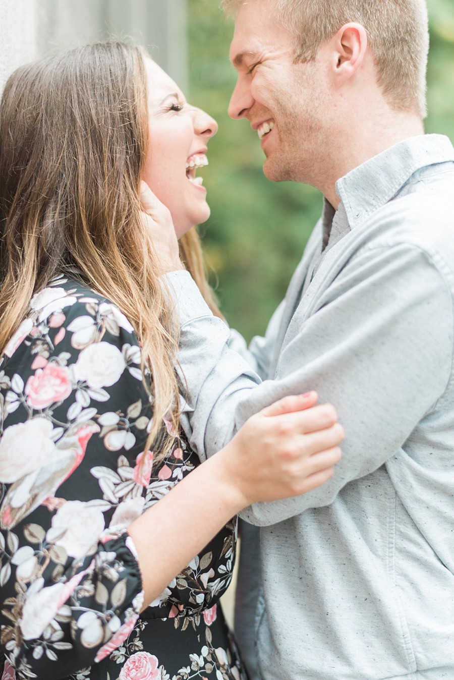 Holcomb Gardens Butler University Engagement Session