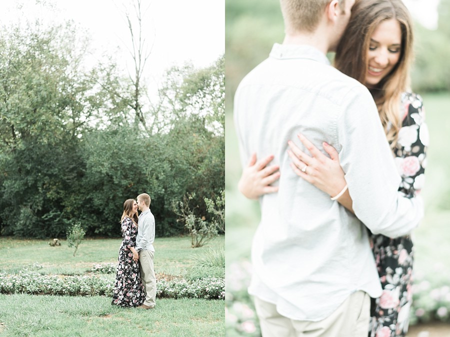 Holcomb Gardens Butler University Engagement Session