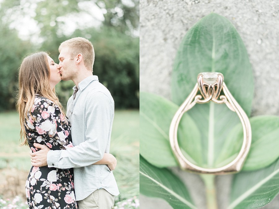 Holcomb Gardens Butler University Engagement Session