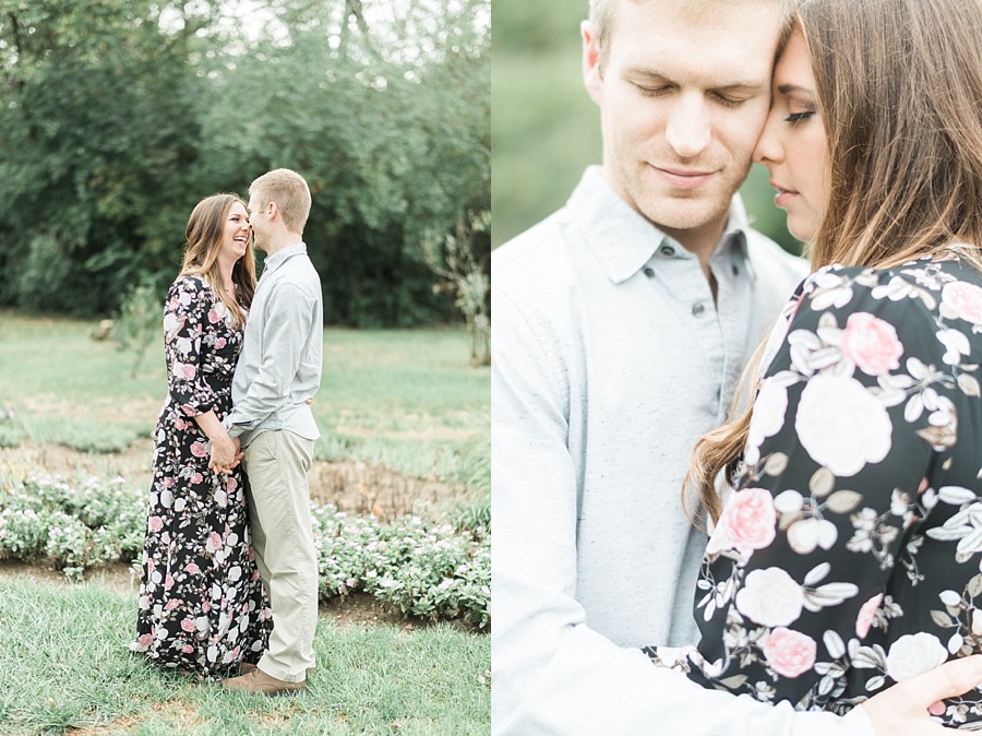 Holcomb Gardens Butler University Engagement Session