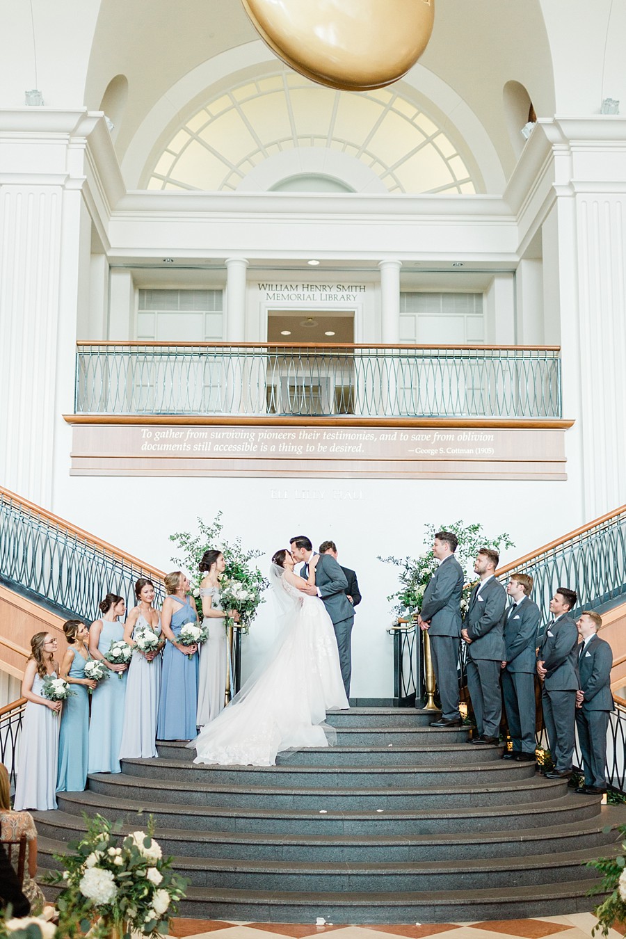 Indianapolis Wedding Photographer; Indiana Historical Society Wedding