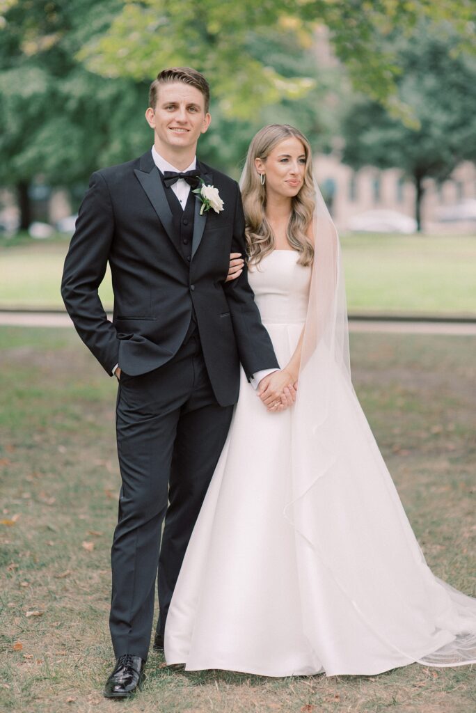 Black Tie Rooftop Wedding at Regions Tower in Downtown Indianapolis