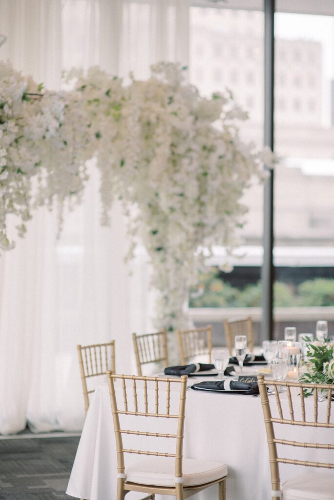 Black Tie Rooftop Wedding at Regions Tower in Downtown Indianapolis